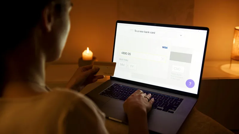 نموذج طلب حساب بنكي مع مستندات التحقق للتسجيل في بوابة الدفع